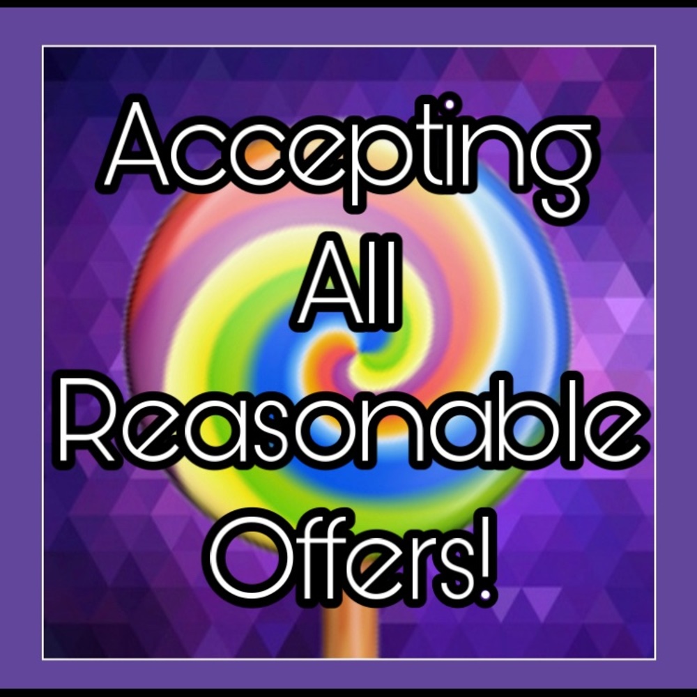 Reasonable offers only, please.